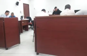 Aspecto de la audiencia a implicados en atentado a Alci Villanueva.