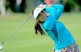 Mariajo Uribe firmó una tarjeta impecable, con ocho 'birdies' y ni un solo error.