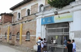 Fachada del Hospital General de Barranquilla a donde fue llevado el capturado herido y de ahí fue llevado a la URI.