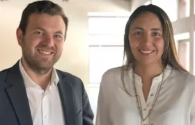 Jorge Toscano, Gerente de IoT, Big Data y Advertising, y Carolina Navarrete, Directora de Marketing B2B en Telefónica Movistar.