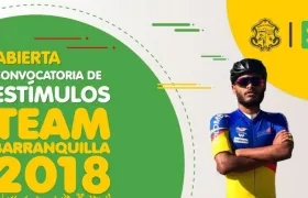 Alex Cujavante es uno de los atletas del Team Barranquilla. 