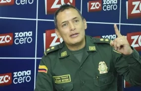 General Mariano Botero, Comandante de la Policía Metropolitana de Barranquilla.