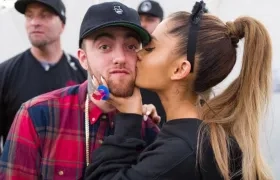 El rapero Mac Miller y la cantante Ariana Grande.