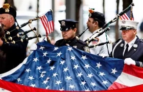 Homenaje a las víctimas del "11 de Septiembre".