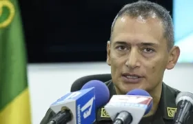 General Mariano Botero, comandante de la Policía Metropolitana de Barranquilla.