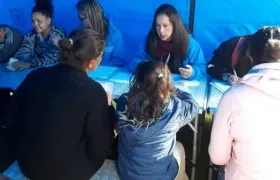 En este traslado se priorizó a mujeres con niños menores de 6 años, madres gestantes y personas mayores.