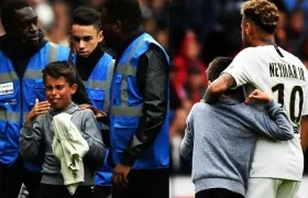 El brasileño Neymar, delantero del París Saint-Germain