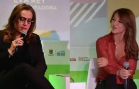 Las actrices Alejandra Borrero y Amparo Grisales.