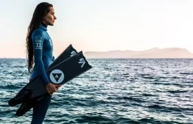 Sofía Gómez, apneista colombiana. 