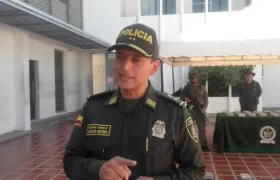 General Mariano Botero, comandante de la Policía Metropolitana de Barranquilla.