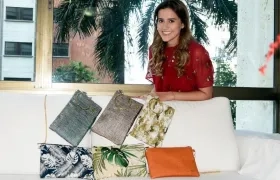 La diseñadora barranquillera Natasha Chegwin-Goelkel.