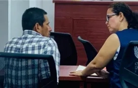 Pastor Gómez Vaca durante la audiencia. 