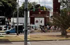 Lugar de la explosión.