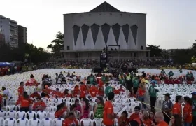 Plaza de la paz, en la previa del bando del 2018.