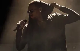 El rapero estadounidense Chris Brown.