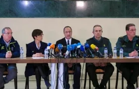 Rueda de prensa ofrecida este sábado para dar los detalles de los trabajos que permitieron recuperar el cuerpo sin vida de Julen, el niño de dos años que cayó a un pozo el pasado 13 de enero. 