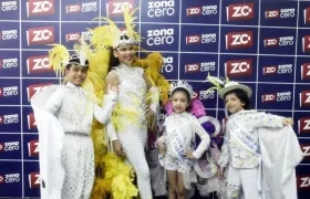 Gian Paul, María Fernanda, Salomé y Samuel, Reyes Infantiles y Preinfantiles del Carnaval de Soledad.