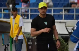 El entrenador de La Equidad, Jhon Alex Cano