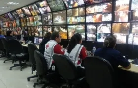 La Cruz Roja Ecuatoriana monitoreó las protestas.