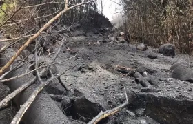 Lugar donde se produjo el atentado terrorista.