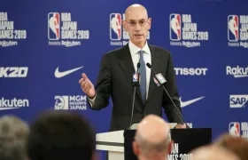 Adam Silver, comisionado de la NBA. 