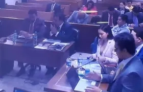 Imagen de la audiencia de medida de aseguramiento.