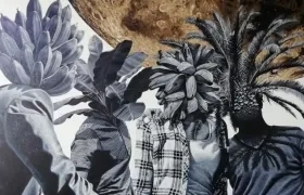 Obra de Limán Zúñiga, uno de los 17 expositores.