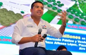 El alcalde de Valledupar, Augusto Daniel Ramírez Uhía.