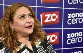 La mexicana Laura Torres, actriz de doblaje. 