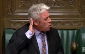 El presidente de la Cámara de los Comunes británica, John Bercow.