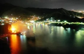 Imágenes del incendio.