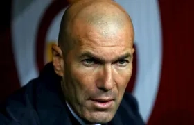 Zinedine Zidane, técnico del Real Madrid. 
