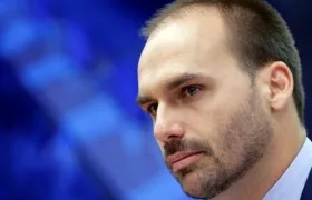 El diputado Eduardo Bolsonaro.