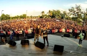 El público en pleno concierto.