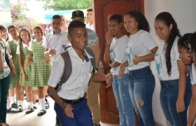 Estudiantes durante la actividad. 