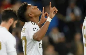 Rodrygo, delantero brasileño. 