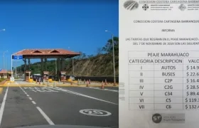 Peaje Marahuaco y sus nuevas tarifas.