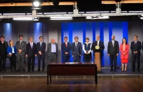 Presidente Duque, tras reunirse con la Mesa de Concertación Laboral.