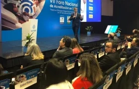 Momento de la presentación.