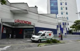 El herido fue llevado a la Clínica La Misericordia Internacional.