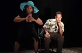 Actores de la obra 'El malententendido'.