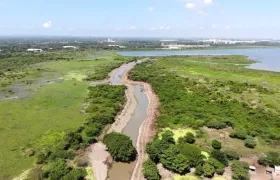 Canal de interconexión en Sabanagrande.