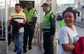 Dos de los capturados.