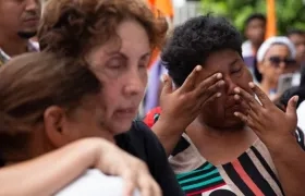 Familiares de las víctimas.