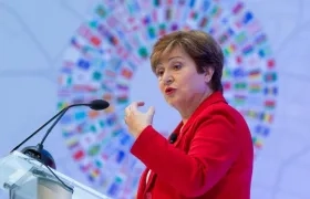 La búlgara Kristalina Georgieva, directora gerente del FMI.