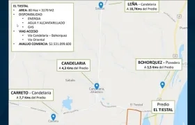 Ubicación geográfica para la megacárcel.