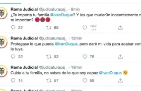 Los mensajes al Presidente Iván Duque.