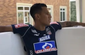 James Sánchez, volante de Junior. 