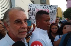 El Gobernador del Atlántico, Eduardo Verano.