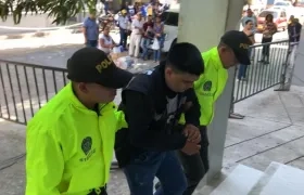 El capturado fue conducido a la URI de la Fiscalía.